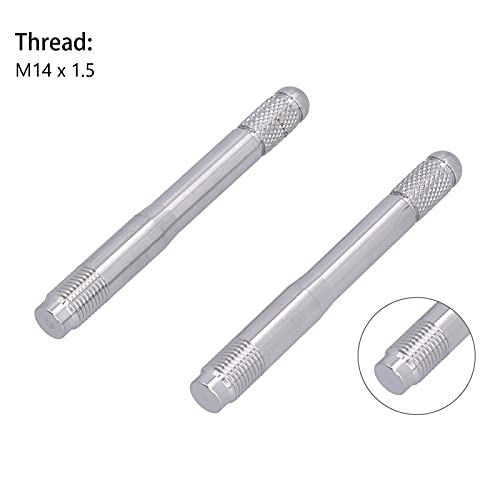Image of Wheel Stud Alignment Pin, 2Pcs Wheel Alignment Balancing Tools for Bolts Wheel Alignment Tool Wheel Mounting M14 X 1.5 Thread