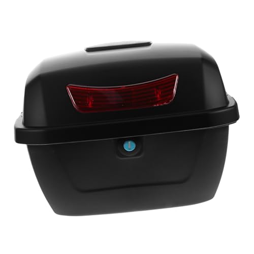 Coffre arrière pour scooter et moto : boîte de rangement étanche avec kit de fixation complet