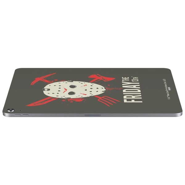 Skinit Decal Tablet Skin Compatible with iPad Air 11in (2024-2025) - Officially Licensed Warner Bros Friday The 13th Jason Voorhees Mask Design