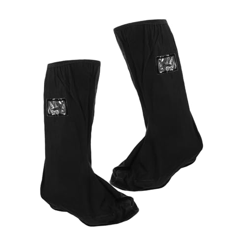 Hemoton Protective Overshoes for Waterproof Rain Snow Lightweight Portable Bike Hiking Shoes Covers