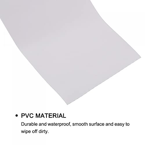 Image of uxcell Waterproof Peel and Stick Decorative Tape Self Adhesive 3.15 inch W x 16.4'L PVC Removable Tape for Wall Edge Matte White