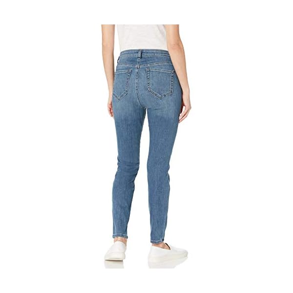 Amazon Essentials Women's High-Rise Skinny Jean, Medium Wash, 10