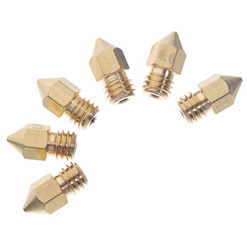 3d Printer Extruder Nozzle 0.6mm 30pcs Brass Golden