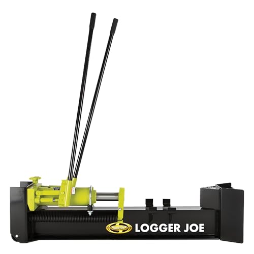 Sun Joe Hydraulic Steel Beam Log Splitter, 10 Ton Capacity Firewood Tool - Cordless Wood Splitting...