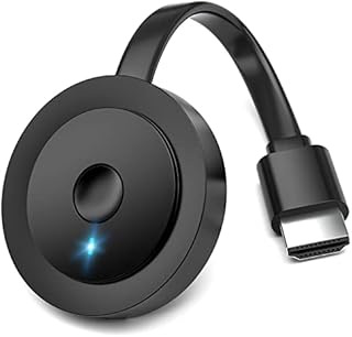 AT-MIZHI Wireless HDMI Dongle for Miracast - 4K HD Display WiFi Dongle for Streaming from Phone to TV/Monitor/Projector Support Airplay/Chrome/Miracast/DLNA for Android/Windows/iOS/Mac OS