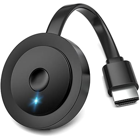 AT-MIZHI Wireless HDMI Dongle for Miracast - 4K HD Display WiFi Dongle for Streaming from Phone to TV/Monitor/Projector Support Airplay/Chrome/Miracast/DLNA for Android/Windows/iOS/Mac OS Cover