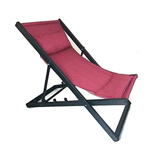 Smart Shelter Super Strong Folding Relax Outdoor and Indoor Metal Chair with Foam Padded Cushions/Relaxing Chair/Relaxed Seating Posture (52' L x 24' W) | Pink