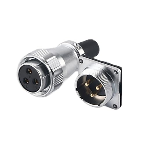 Connecteur aéronautique WS28K3TQ femelle mâle 10 broches stoppant les pannes d'alimentation