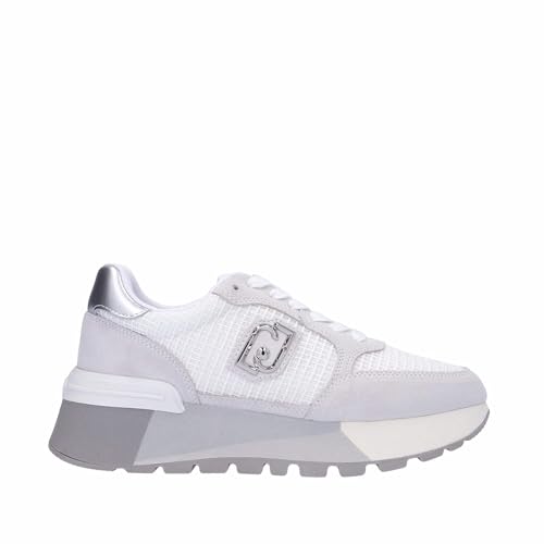 Zapatillas para mujer Liu.Jo BA5049PX027 Cuero Blanco o Azul, blanco, 40 EU