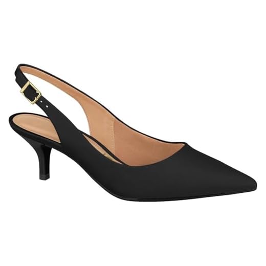 Sapato Scarpin Feminino Bico fino Salto baixo Vizzano 1122.806