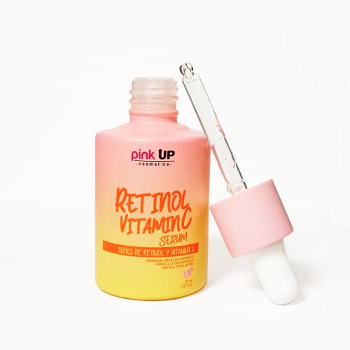 PINK UP Retinol and Vitamin E Serum | Vitaminc C Serum | Face Serum | Reduces and prevents blemishes on facial skin | Lightens the skin | Model PKSK08