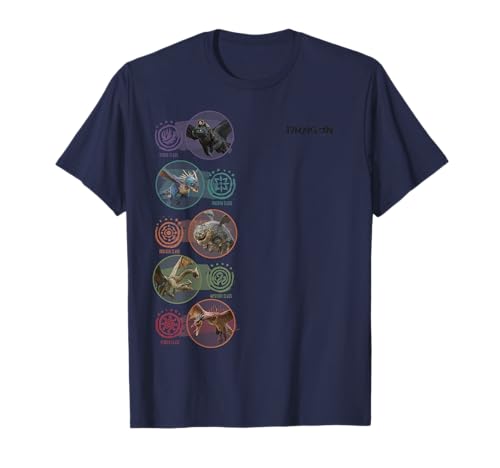 DreamWorks Dragons Class Types Camiseta