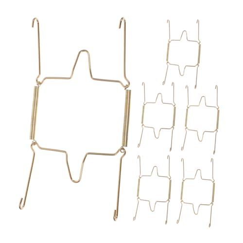 LALADEFIEE 2pcs Decorative Plate Wall Hangers Invisible Plate Holder for Easy Installation Design Clothes and Tools for Home