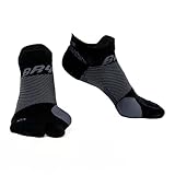 OS1st Bunion Relief Socks (One Pair) with Split-Toe Design and Bunion pad to Relieve Toe Friction and Bunion/Hallax Valgus Pain (Black, Medium)