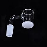 Glass Banger 14mm Male | Quartz Dish Bucket with 14mm Connection | Quartz Banger(1Piece)