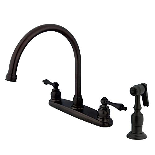 Exclusive Special Kingston Brass KB725ALBS Vintage 8" Centerset Kitchen Faucet, Oil Rubbed Bronze Exclusive Special Kingston Brass KB725ALBS Vintage 8" Centerset Kitchen Faucet, Oil Rubbed Bronze
