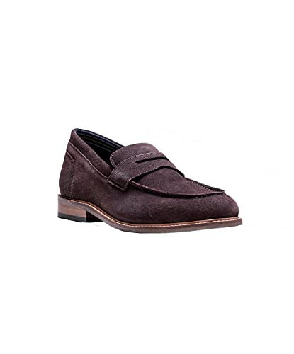 Men’s Casual Comfort Slip on Loafer Suede Semi-Formal Dress Shoes