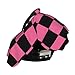Black and Pink Checker ​Baby Car Seat Cover & Nursing Cover - Breathable Stretch Fabric Multi-Use for Breastfeeding, Stroller Sunshade, Shopping Cart Cover​