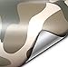 VViViD Vinyl Camouflage Pattern Wrap Air-Release Adhesive Film Sheets (1ft x 5ft, Desert Camo)