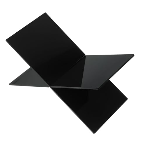 ARTIBETTER 1 Set Book Stand Support Stands Reading Cookbook Shelf Easels for Display Kitchen Holders Recipe Book Displays Display Rack Cookbooks Clear Book Holder Display Stand Black Acrylic