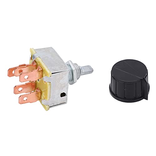 Aramox AC Blower Switch,3 Speed Blower Switch Rotary Air Conditioning