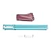 Portable Clothing Store Fitting Room, Folding Fitting Room Portable Dressing Room Freestanding Foldable Changing Room with Curtain for Clothing Shops, Shopping Malls (Pink)