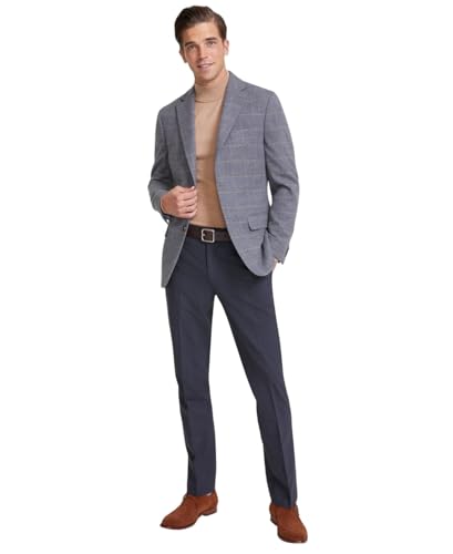 Tommy Hilfiger Mens Modern fit Sport Coat Blazer 44 L Grey Solid