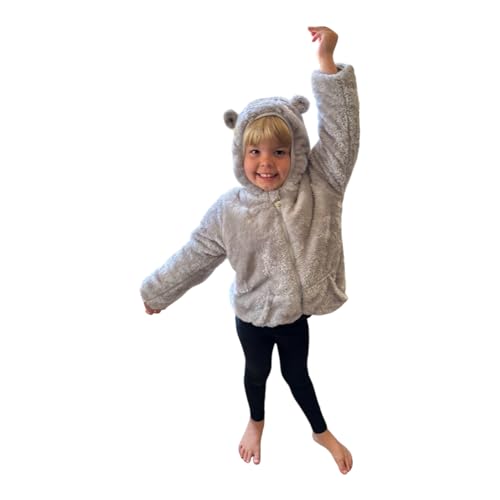 Grey Kids Fleece Jacket2