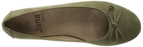 Jana 8-22164-29, Ballerine Donna, Verde ( KHAKI )