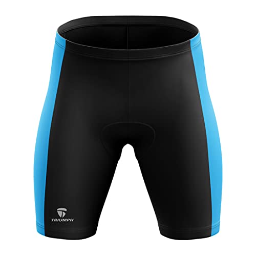Image of Triumph Men's Cycling Shorts with Foam Padded. These Biking Half Pants are The Most Important Bikes Accessories for Boys /Men Cycling Enthusiasts. Dress Yourself with The Leader in Cycling Clothes