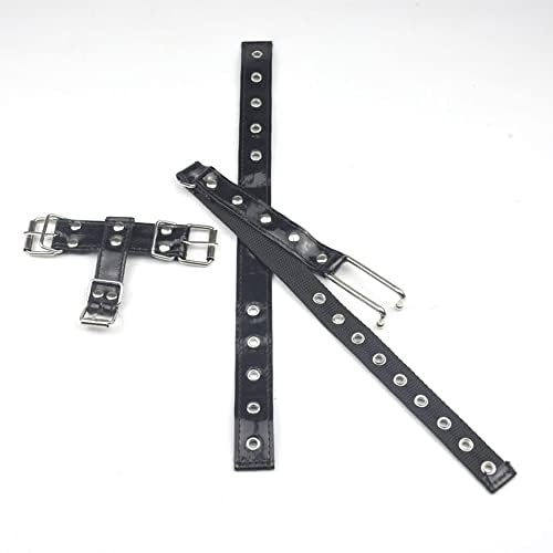 ノーズフック 鼻フック SMグッズ PU 首輪付き鼻フック SM口枷 拘束 大人のおもちゃ SMスレーブゲーム 男女兼用 過激 調教 調節可能 - 画像4