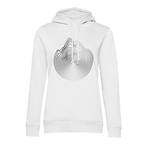 Sweat à capuche ondes sonores hoodie musique esprit sensibilité son coton confortable