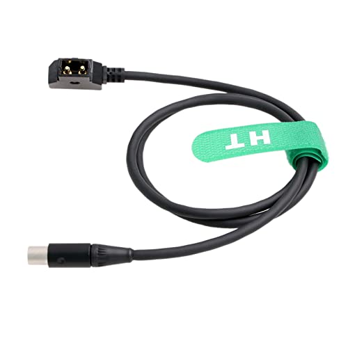 Cable D-tap a mini XLR de 4 pines para TVLogic VFM 055 056 058 y visor Alphatron 4