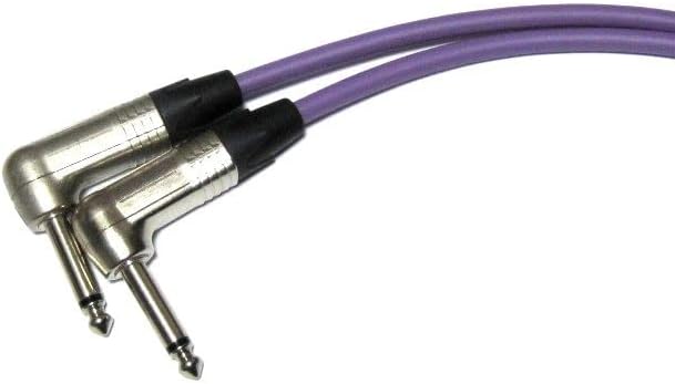 CANARE/カナレ TSケーブル モノラルフォン-モノラルフォン (1m) (NEUTRIKコネクタ) (両L型, 紫/PURPL