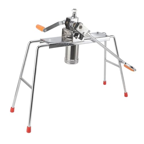 Keenso Accesorio Resistente para Hacer Pasta Manual de Acero Inoxidable, Máquina Prensadora de Fideos de Cuatro Patas, Fácil de Operar, para Entusiastas de la Cocina