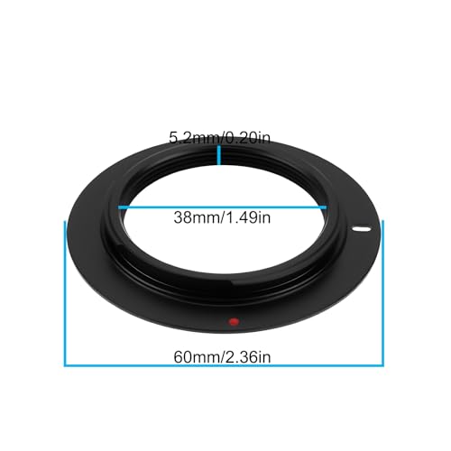 eMagTech M39 auf F Objektivadapter kompatibel mit Leica kompatibel mit Nikon D700/D300/D90/D3200