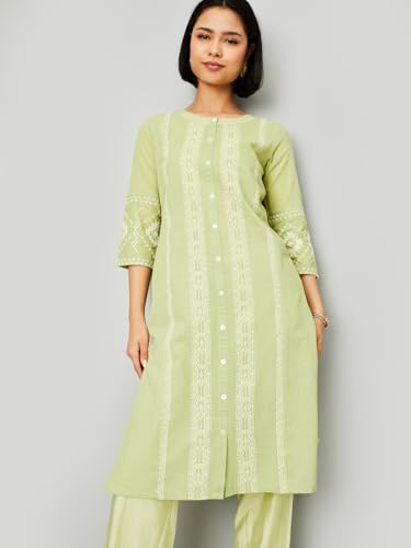 Image of Max Women's Cotton Regular Fit Casual Kurta