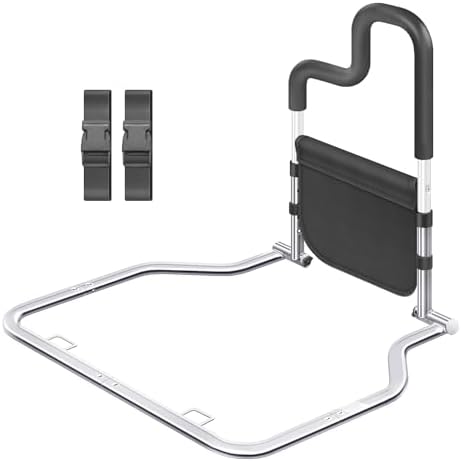 Amazon.com: Bed Rails for Elderly Adults Safety, Adjustable Dual-Bar ...