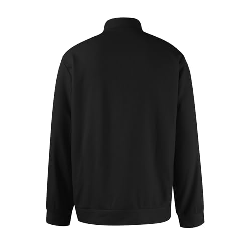 Waffle Pullover Men Quarter Zip Sweatshirt Turtleneck Sweater Fall Clothes4