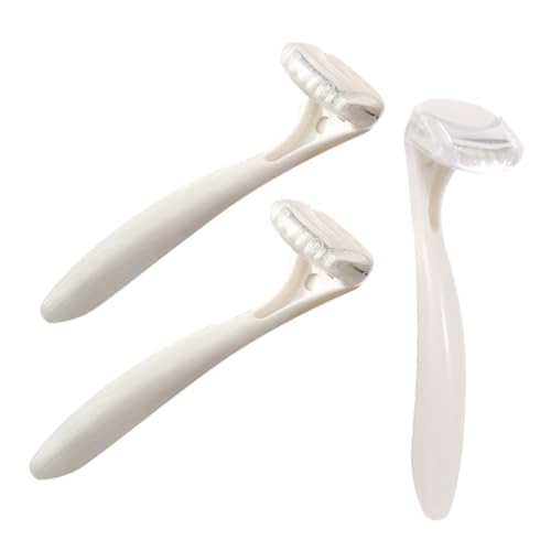 LALADEFIEE 3 Piezas Depiladora Manual Portátil para Mujer Recortadora Facial para Eliminación de Viaje y Casa para Cejas y Corporal
