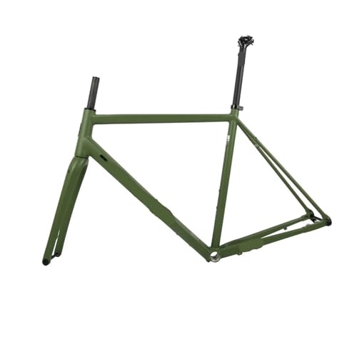 47/50/53/56CM GR02 Ox[hoCNt[ 700C oVtg A~ J[{t@Co[ 12*100 tgtH[N(Military Green,47cm(160-170cm))