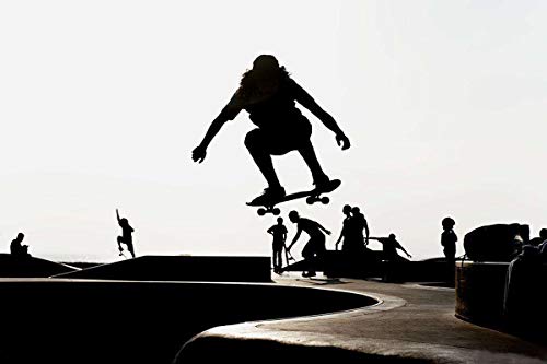 Image of 31 inch Pro Skateboard Complete,7 Layer Maple Wood Double Kick Concave Skateboards, Tricks Skateboards for Teens, Beginners, Girls, Boys, Kids, Adults (Pray)
