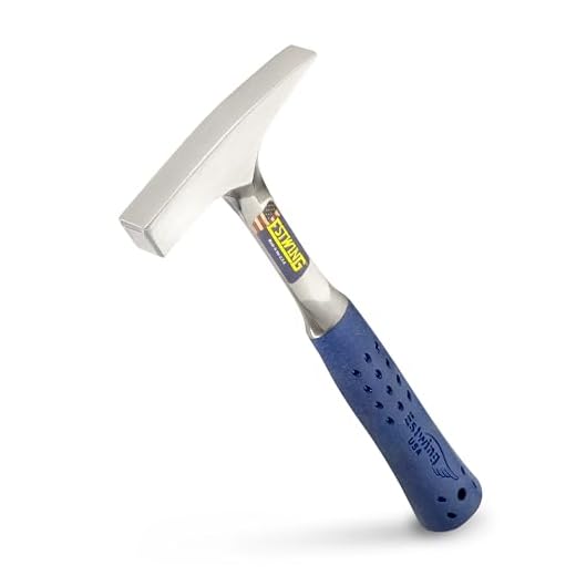 Estwing Tinner's Hammer - 18 oz Metalworking Tool with Forged Steel Construction & Shock Reduction Grip - T3-18