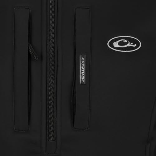 Drake Waterfowl Men's Ultimate Wader 1/4 Zip Hunting Warming Sherpa-Lined Breathable Water Repellent 4-Way Stretch Hoodie, Black, Large3