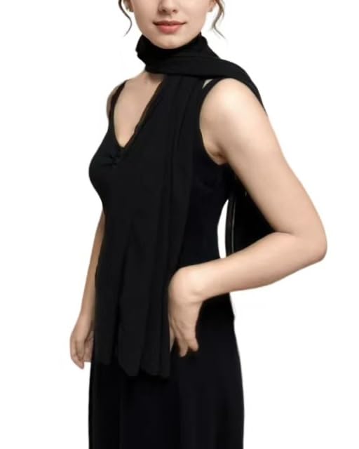 Dressy Shawls for Evening Dress Chiffon Wraps Elegant Soft Silky Wedding Bridal Scarf3