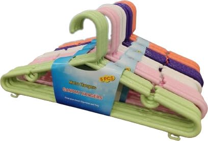 Metro Plastic Shirt Hangers | Heavy-Duty, Durable Hangers for Shirts, Jackets & Everyday Clothes (Pack of 10)