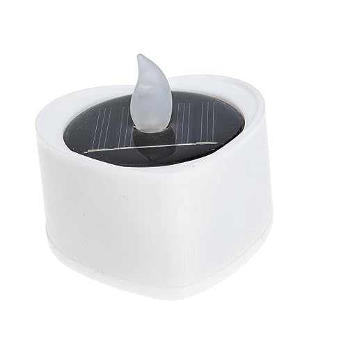 HONITANO Lámpara Solar Exterior Vela LED Sin para Jardín Decoración Paisajística Luz Automática para Fiesta Boda Patio