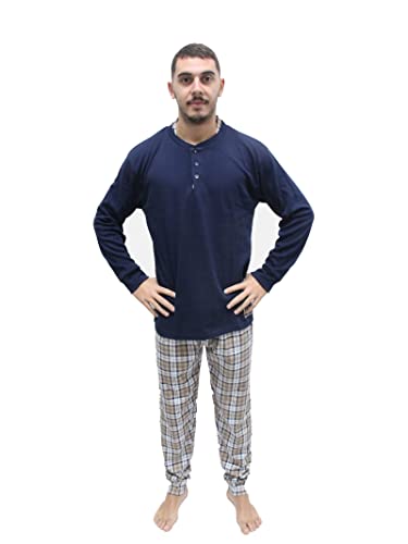 Pyjama Séraphin homme coton chaud POUV449 résout le froid nocturne