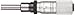 Starrett T463P Micrometer Head, 0-0.5" Range, 0.0001" Graduation, +/-0.00005" Accuracy, Plain Thimble