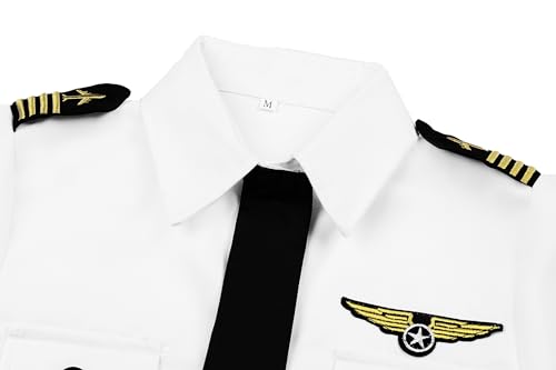 Disfraz de Piloto para Niños Talla 7-8 Años miniatura 4